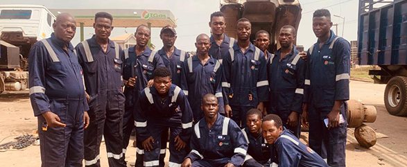 TYard maintenance crew